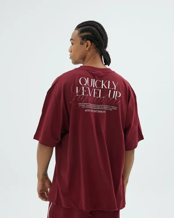 Overlay T-Shirt – Velvet Red